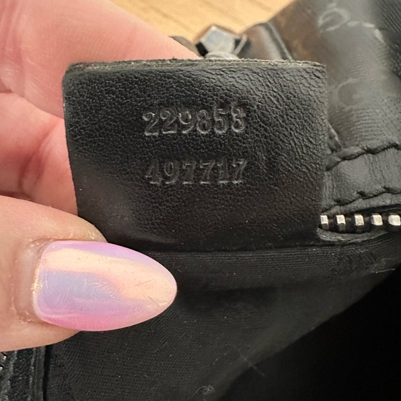 Gucci Imprime Monogram Medium Joy Stud Boston Black!!! - Picture 15 of 17